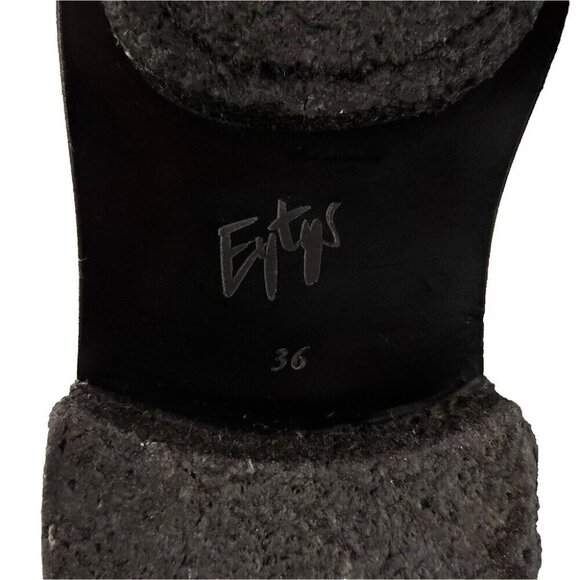 Eytys Ortega Leather Chelsea Boots 36 US 5.5 Womens Black - Picture 9 of 13